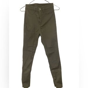 H&M Green khaki pants